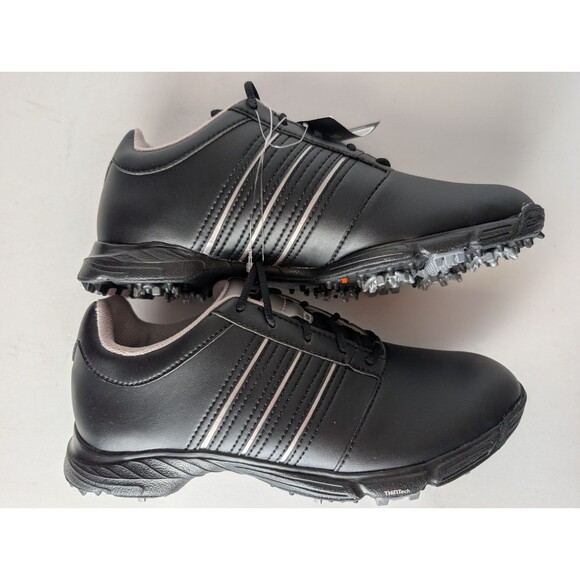 Adidas Golflite Ride Shoes Golf Cleats Womens Size 6.5 D Black Traxion Sole - Picture 7 of 12